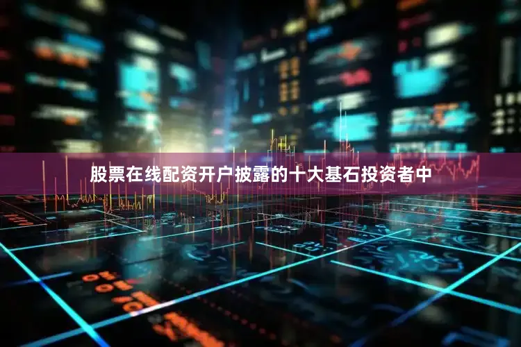股票在线配资开户披露的十大基石投资者中